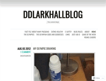 Tablet Screenshot of ddlarkhallblog.wordpress.com