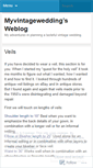 Mobile Screenshot of myvintagewedding.wordpress.com