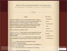 Tablet Screenshot of myvintagewedding.wordpress.com