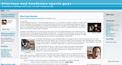 Desktop Screenshot of hilariousandhandsomesportsguys.wordpress.com