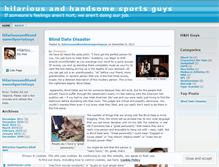 Tablet Screenshot of hilariousandhandsomesportsguys.wordpress.com
