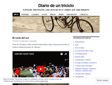 Tablet Screenshot of diariodeuntriciclo.wordpress.com