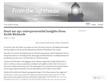 Tablet Screenshot of fromthelighthouseblog.wordpress.com