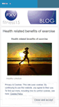 Mobile Screenshot of fitnessxv.wordpress.com