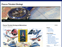 Tablet Screenshot of freccetricoloriorologi.wordpress.com