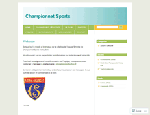 Tablet Screenshot of championnet.wordpress.com