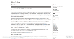 Desktop Screenshot of ehren.wordpress.com