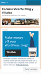 Mobile Screenshot of escuelavicenteroigyvillalba.wordpress.com