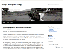 Tablet Screenshot of bangkokbaguazhang.wordpress.com