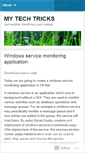 Mobile Screenshot of mytechtricks.wordpress.com