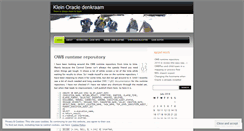 Desktop Screenshot of kleinoracledenkraam.wordpress.com