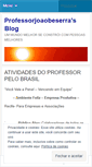 Mobile Screenshot of professorbeserra.wordpress.com