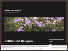 Tablet Screenshot of nachtdesherrn.wordpress.com