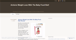 Desktop Screenshot of blogacheiveweight.wordpress.com