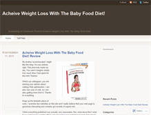Tablet Screenshot of blogacheiveweight.wordpress.com