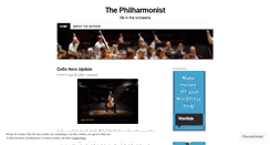 Desktop Screenshot of philharmonist.wordpress.com