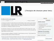 Tablet Screenshot of liberteetrepublique.wordpress.com