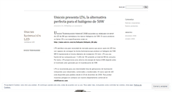 Desktop Screenshot of iluminacionled.wordpress.com