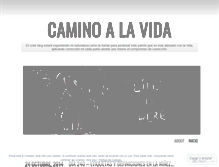 Tablet Screenshot of caminandoalavida.wordpress.com