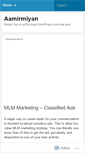 Mobile Screenshot of aamirmiyan.wordpress.com