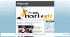Desktop Screenshot of incentivarte.wordpress.com