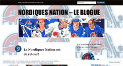 Desktop Screenshot of nordiquesnation.wordpress.com