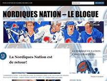 Tablet Screenshot of nordiquesnation.wordpress.com