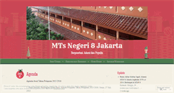 Desktop Screenshot of mtsn8jkt.wordpress.com