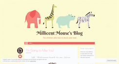 Desktop Screenshot of millicentmouse.wordpress.com