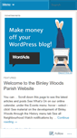 Mobile Screenshot of binleywoodsparish.wordpress.com