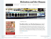 Tablet Screenshot of hochzeitsmesseregensburg.wordpress.com
