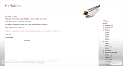 Desktop Screenshot of marionote.wordpress.com