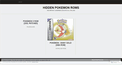 Desktop Screenshot of hiddenpokeroms.wordpress.com