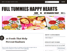 Tablet Screenshot of fulltummieshappyhearts.wordpress.com