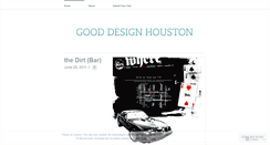 Desktop Screenshot of gooddesignhouston.wordpress.com