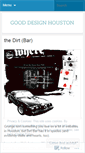 Mobile Screenshot of gooddesignhouston.wordpress.com