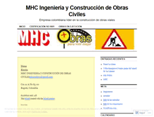 Tablet Screenshot of mhcingenieria.wordpress.com