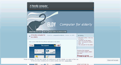 Desktop Screenshot of friendlycomputer.wordpress.com