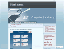 Tablet Screenshot of friendlycomputer.wordpress.com