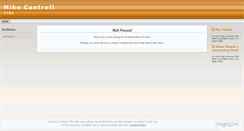 Desktop Screenshot of mcantrell.wordpress.com