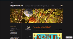 Desktop Screenshot of crystalcarwin.wordpress.com