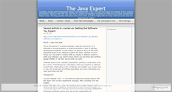 Desktop Screenshot of javaexpert.wordpress.com
