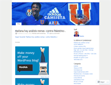 Tablet Screenshot of camisetaazul.wordpress.com