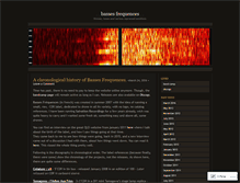 Tablet Screenshot of bassesfrequences.wordpress.com