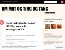 Tablet Screenshot of matogtingogtang.wordpress.com