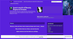 Desktop Screenshot of lunawitch15.wordpress.com