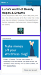 Mobile Screenshot of lunawitch15.wordpress.com