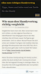 Mobile Screenshot of handyvertrag32.wordpress.com