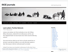 Tablet Screenshot of iscejournals.wordpress.com