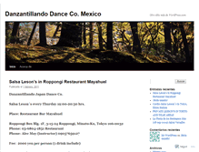 Tablet Screenshot of danzantillando.wordpress.com